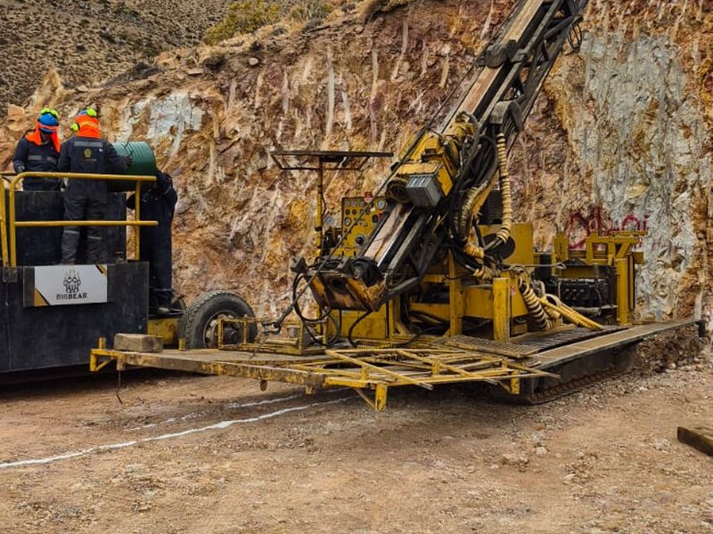 Phase Three drill rig mobilization at Oro Brillante, June 2026