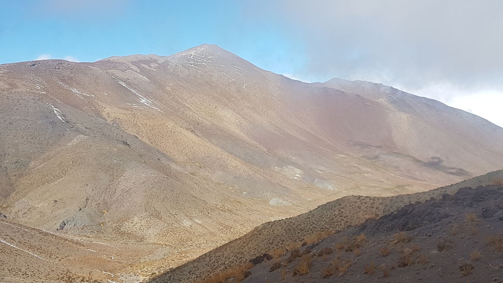 Chilean Andes landscape near the Kairos Gold project area